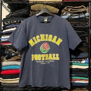 2004 Lee Navy Michigan Football Tee